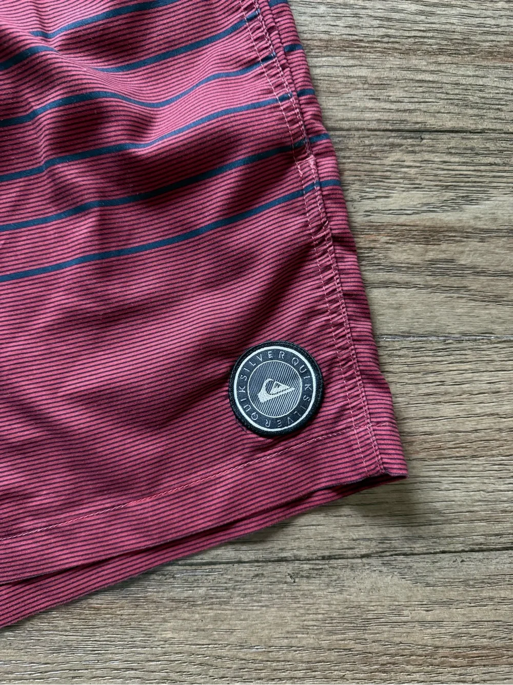 Quiksilver - Mens Burgundy Hybrid Swim Shorts